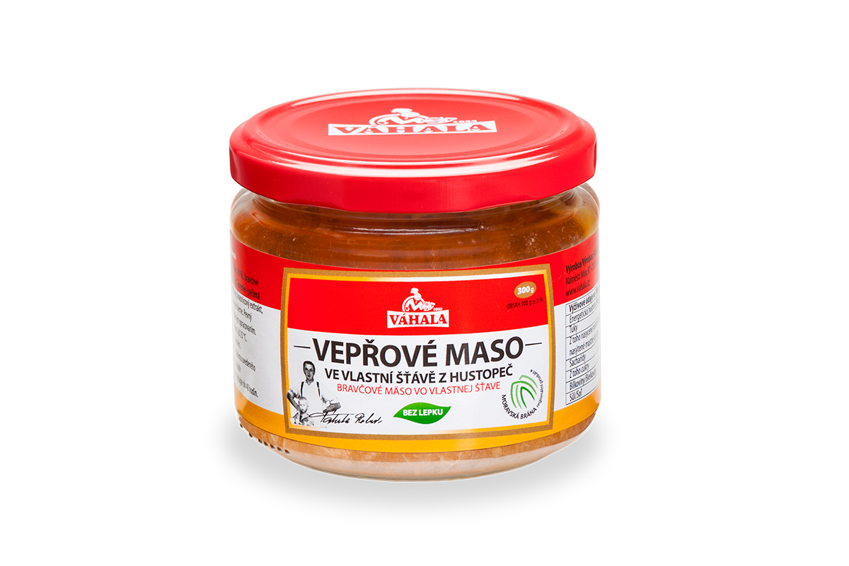 Vepřové maso ve vlastní šťávě 300g