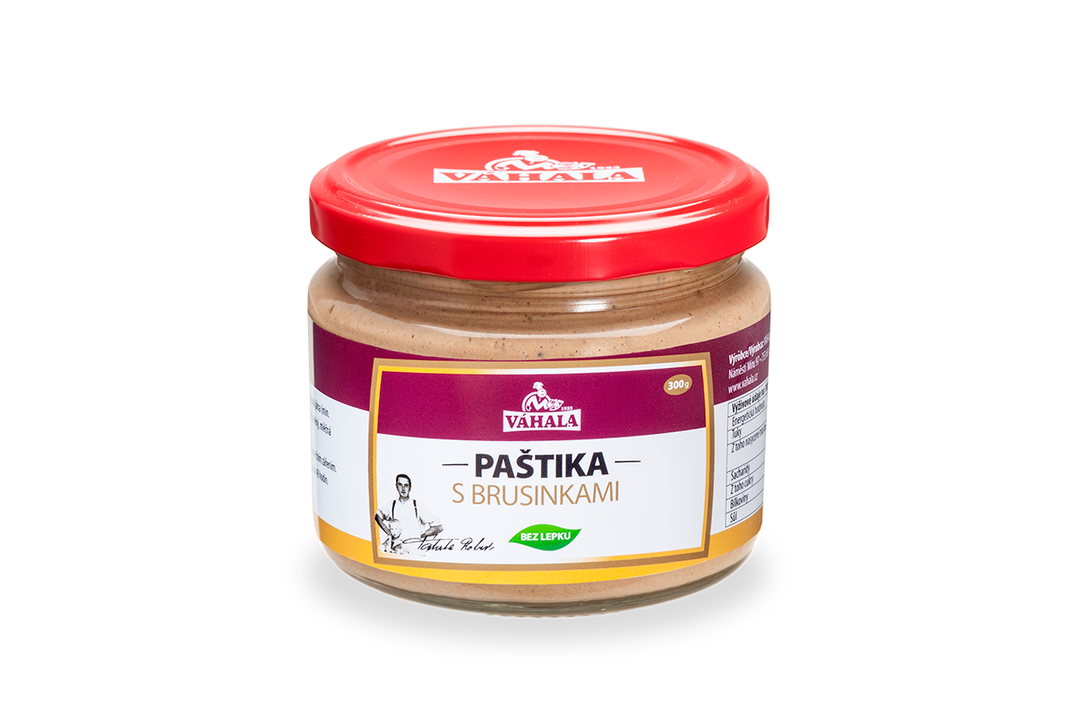 Paštika s brusinkami 300g