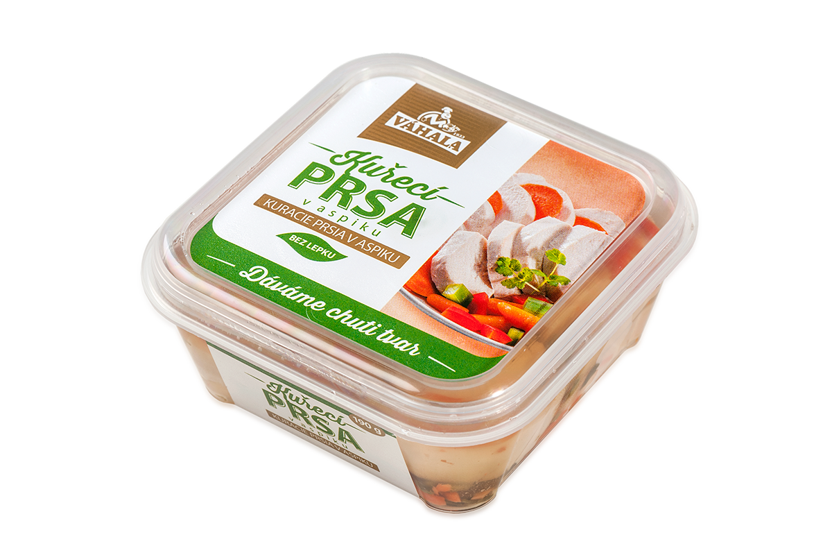 Kuřecí prsa v aspiku 190g