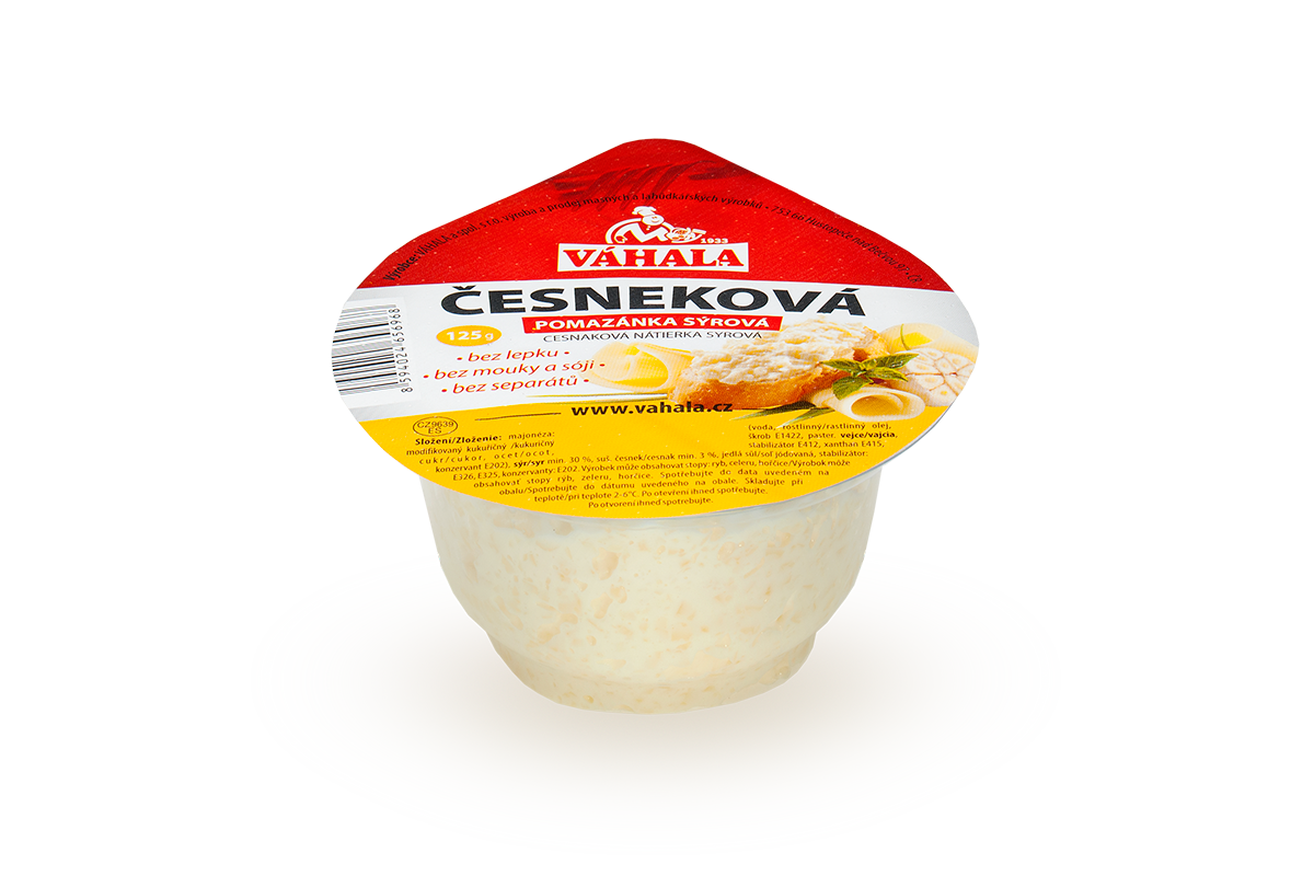 Česneková pomazánka sýrová 125g